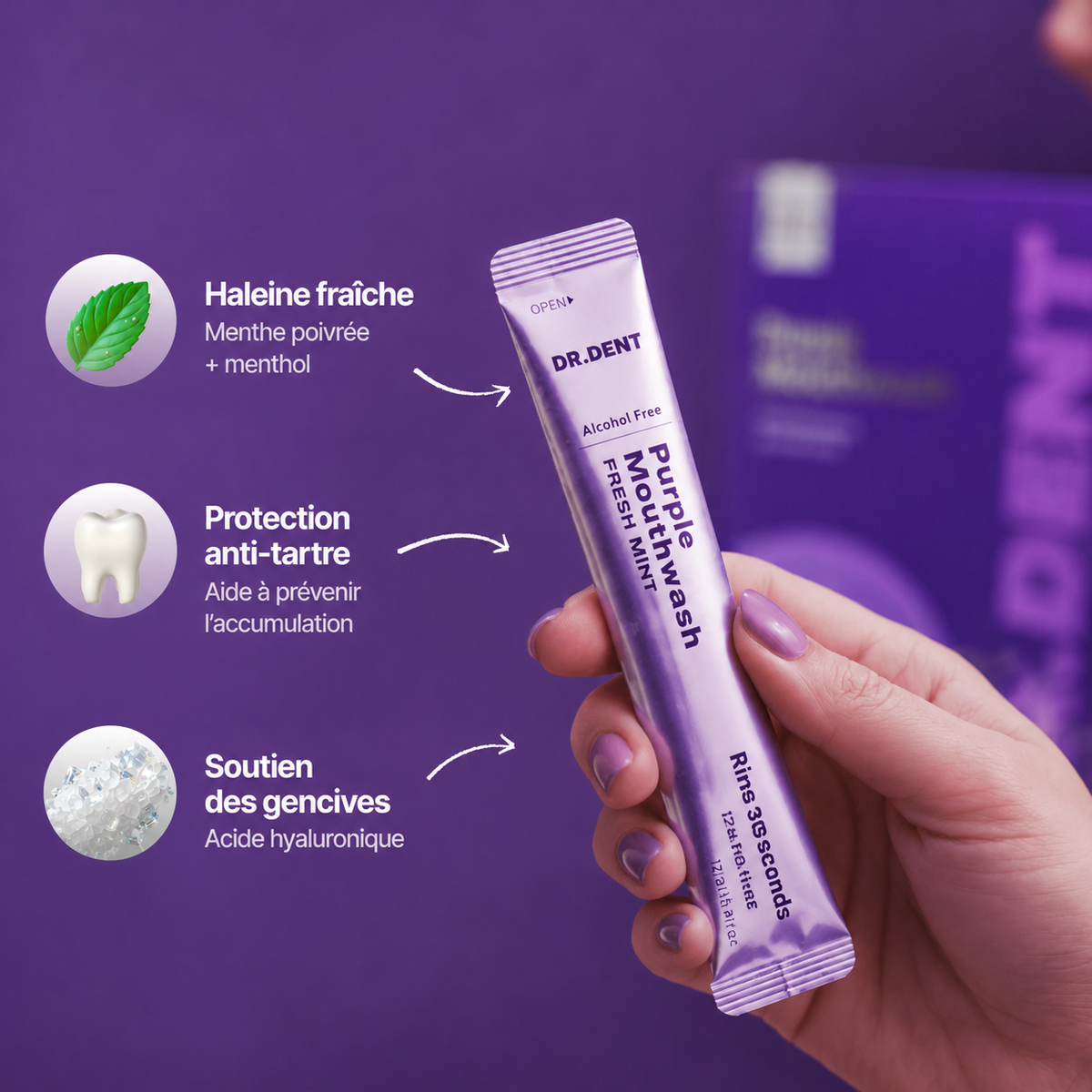 DR.DENT PURPLE MOUTHWASH