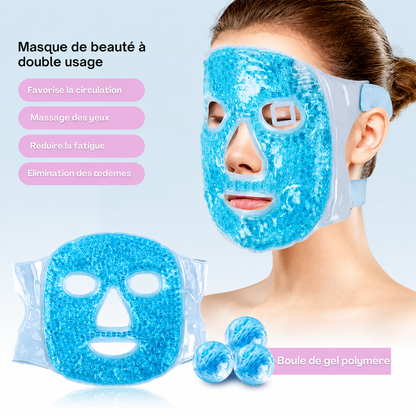 ❄️🔥 Masque Visage Gel Chaud & Froid – Apaise, Rafraîchit & Revitalise
